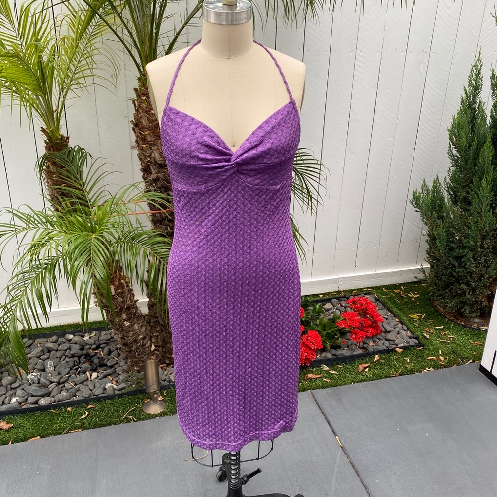 Express Purple Bodycon Dress size 9/10